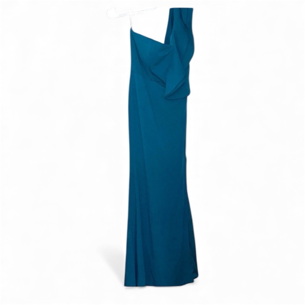Lulu's Teal One-Shoulder Dress NWT